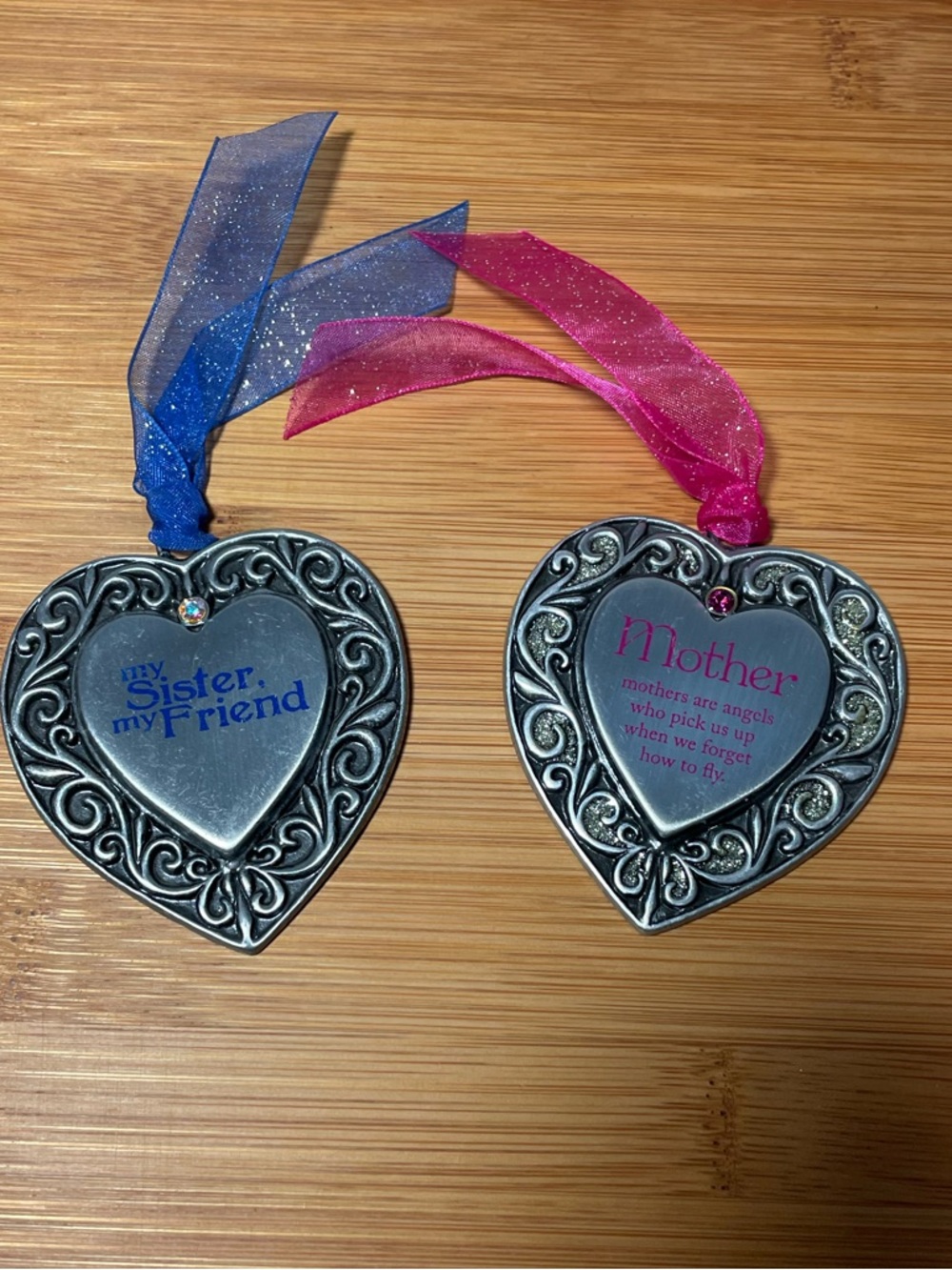 Bundle of 2 Gloria Duchin Ornaments 2004